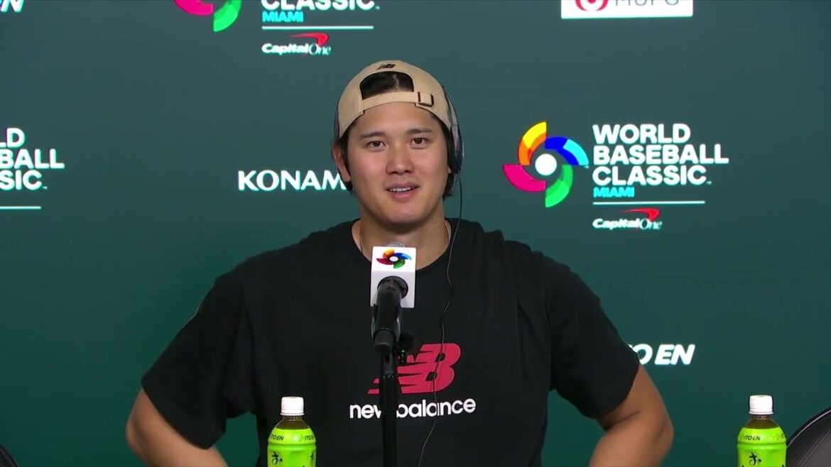 Shohei Ohtani sur le Japon contre le Venezuela | Conférence de presse d'avant-match | Quart de finale WBC