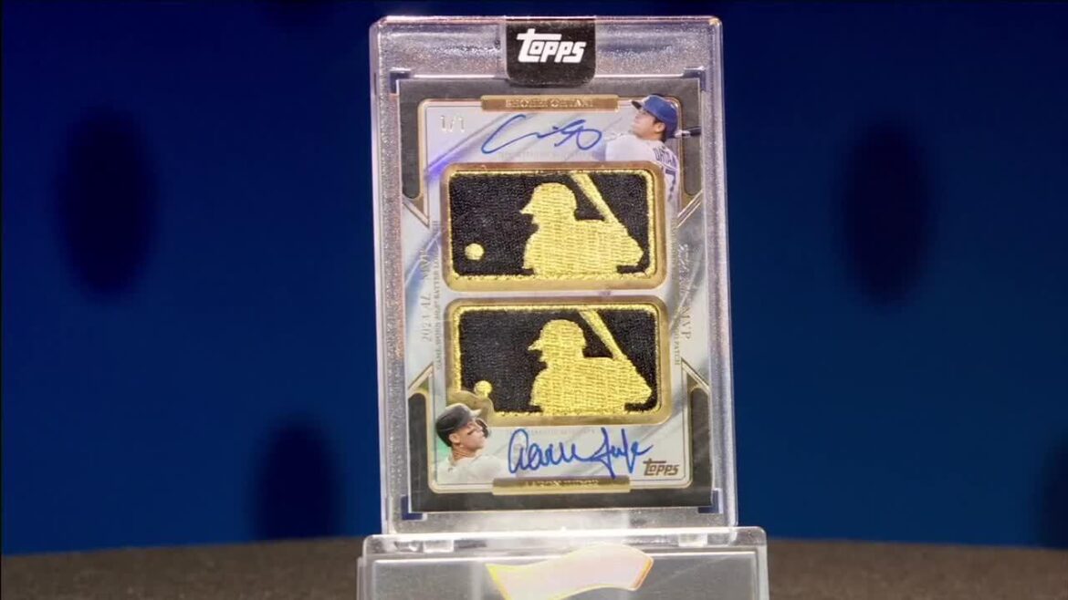 La vente aux enchères de cartes Shohei Ohtani x Aaron Judge MLB Gold Logoman dépasse sept chiffres 👀💰 | Centre sportif La vente aux enchères de cartes Shohei Ohtani x Aaron Judge MLB Gold Logoman dépasse sept chiffres 👀💰 | Centre sportif