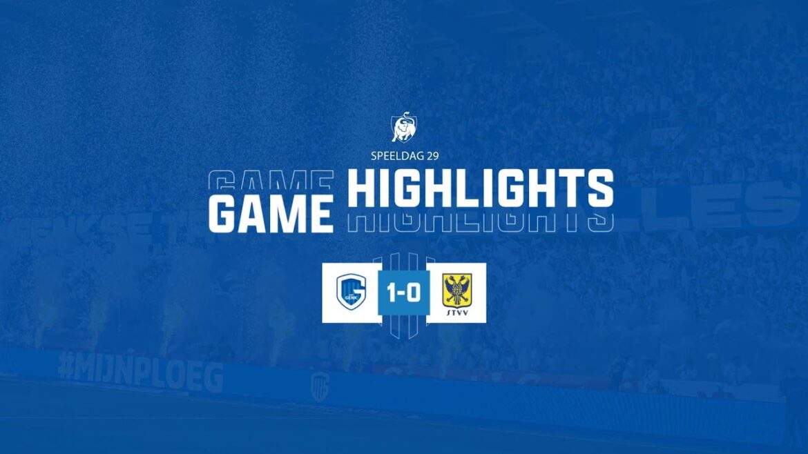 ⚽️ 29 - KRC Genk - STVV - Temps forts du match
