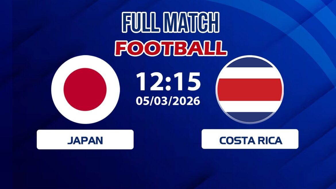 🔴 Japon contre Costa Rica | Un choc massif alors que le jeu bascule