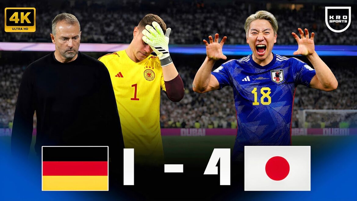 Le Japon brutalise l'Allemagne avec toutes ses stars dans une victoire écrasante et humiliante 🔥😱 [ مباراة ودية 2023 ] - 4k