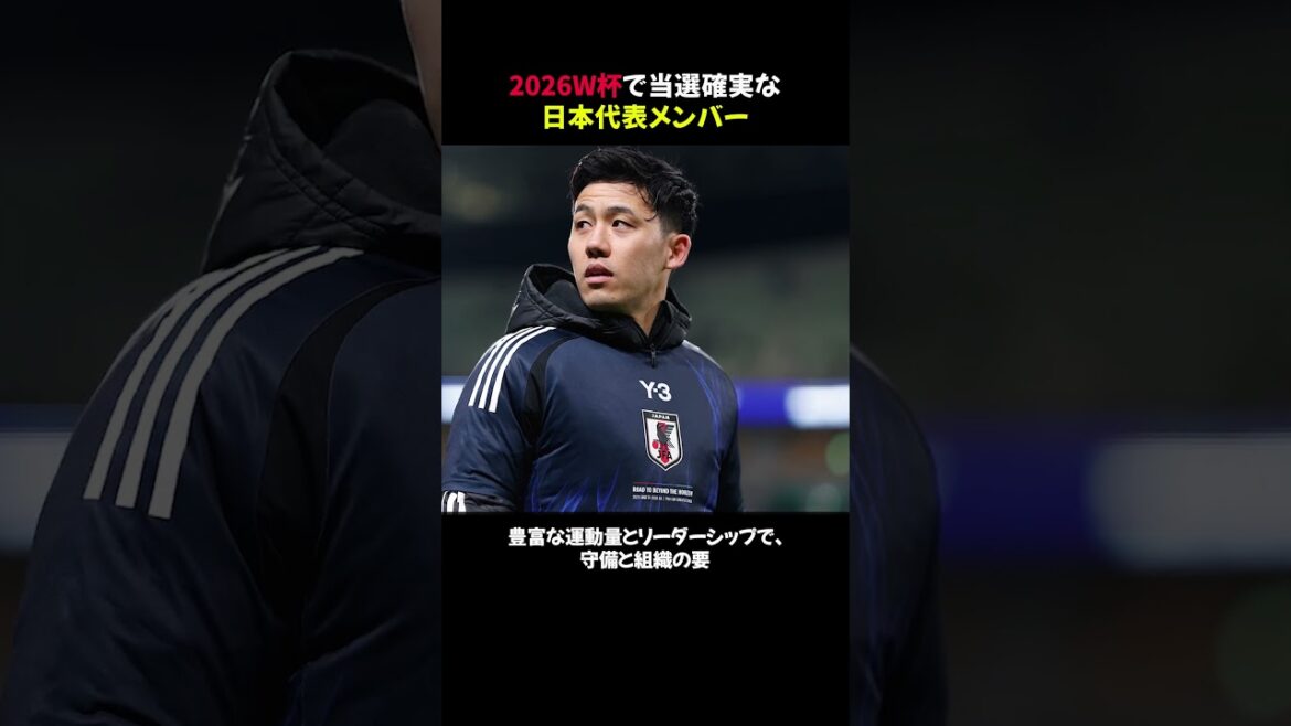 [À voir ! ]Les membres de l'équipe nationale japonaise qui sont certains de remporter la Coupe du monde 2026 #shorts