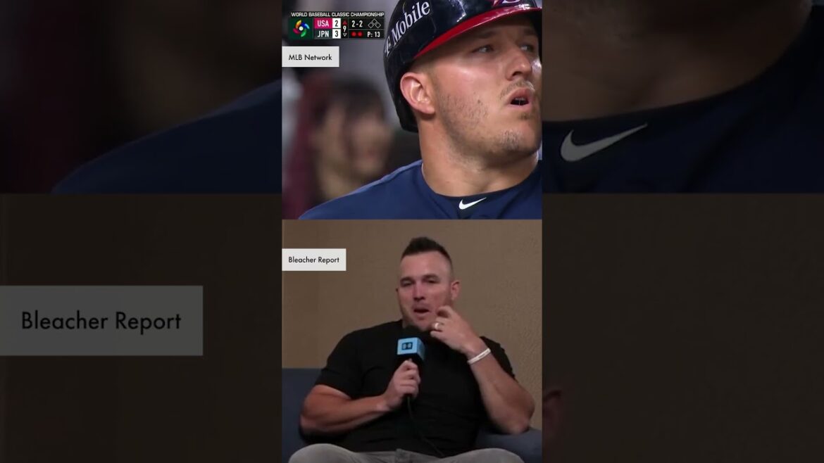 Mike Trout se souvient de son combat épique lors de la Classique mondiale de baseball contre Shohei Ohtani #shorts Mike Trout se souvient de son combat épique lors de la Classique mondiale de baseball contre Shohei Ohtani #shorts