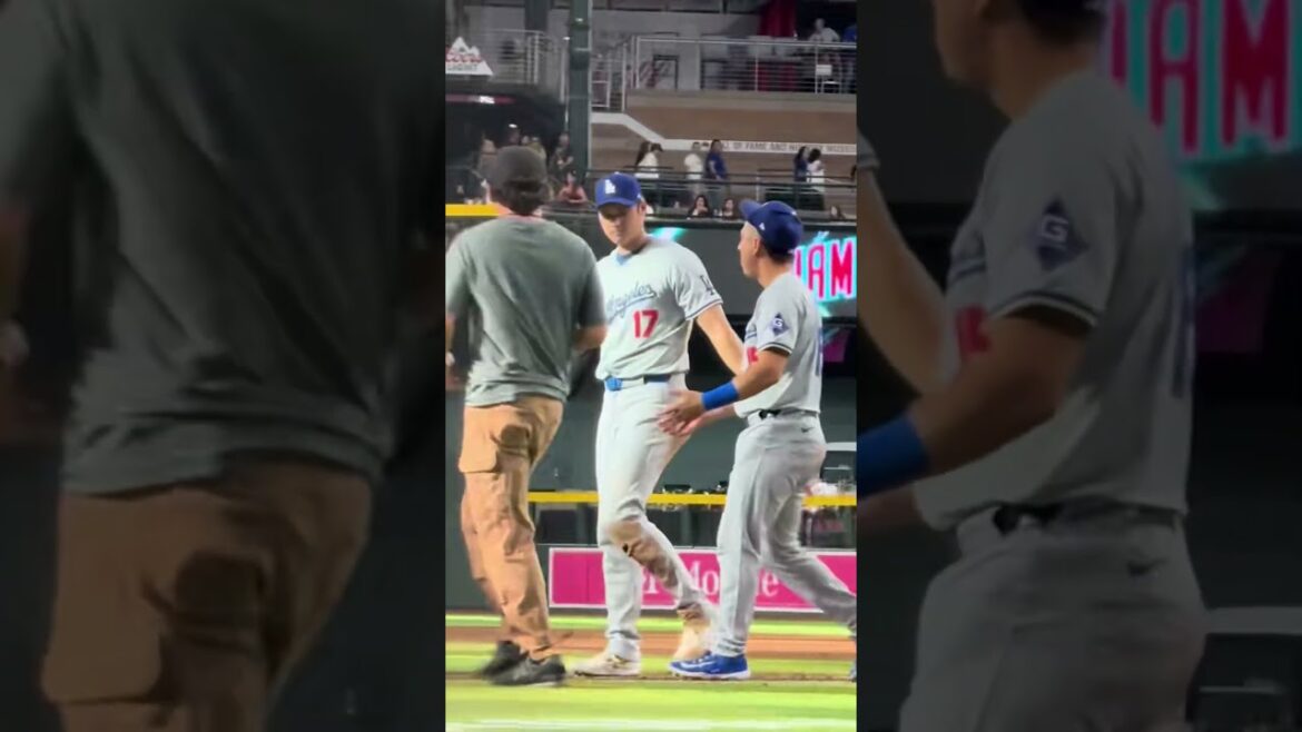 La « dangereuse arme secrète » de Shohei Otani😂🔫