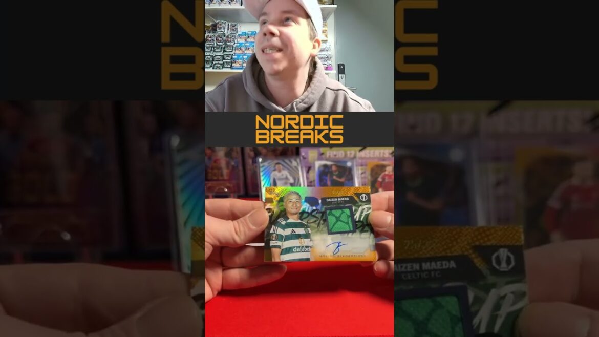 Daizen Maeda, Celtic - Carte Superstar Auto Relic - #Topps Flagship 25/26