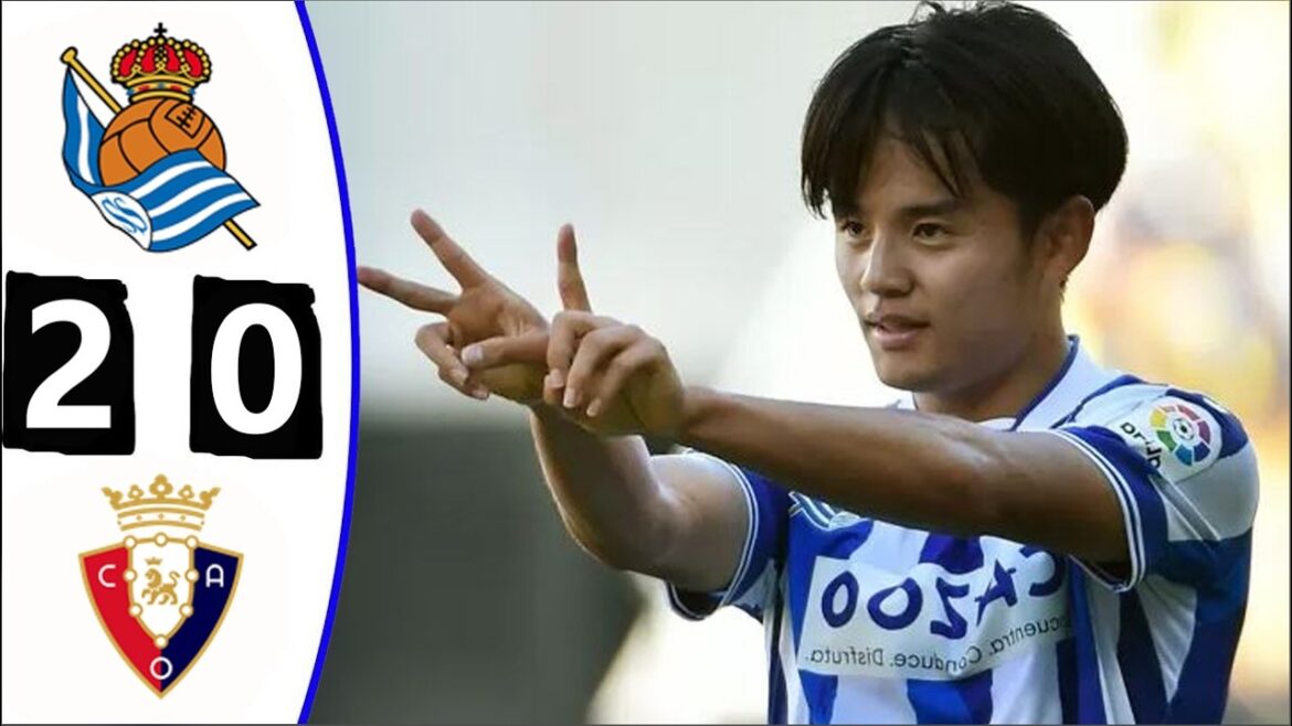 Takefusa Kubo 2 buts ! Real Sociedad 2 0 Osasuna! Tous les objectifs et moments forts ! 16 mars 2026 Takefusa Kubo 2 buts ! Real Sociedad 2 0 Osasuna! Tous les objectifs et moments forts ! 16 mars 2026