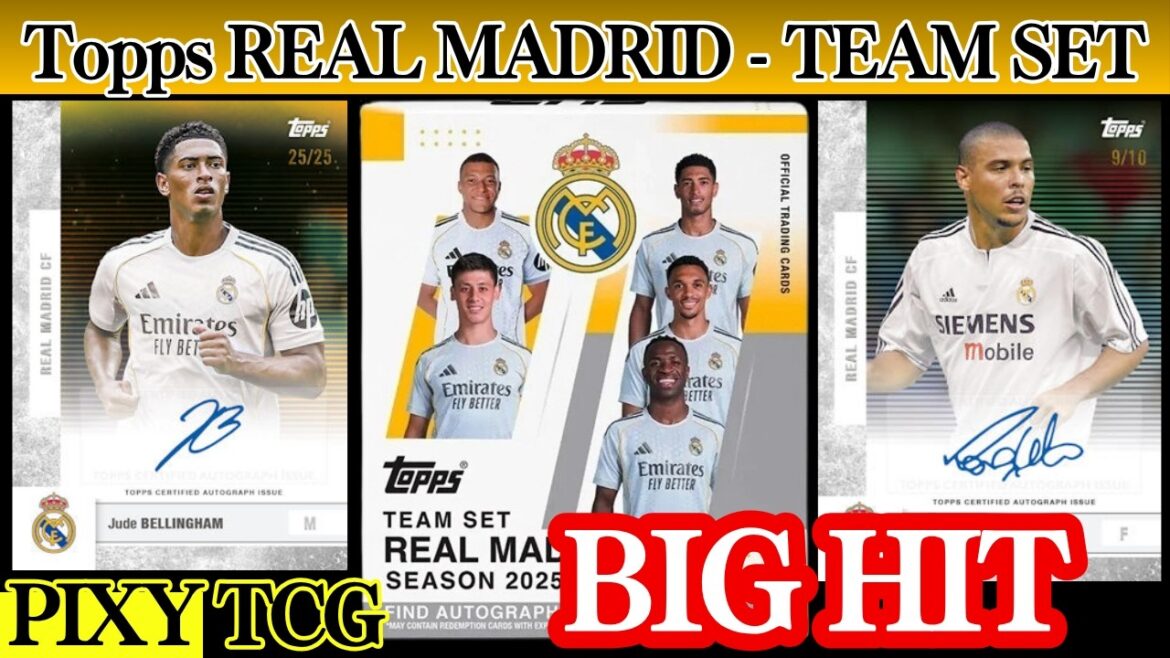 [Football]Kosiri BIGIT encore ! La BOX du Real Madrid est ouverte ![Topps REAL MADRID - TEAM SET26-26]Vidéo de déballage★football★