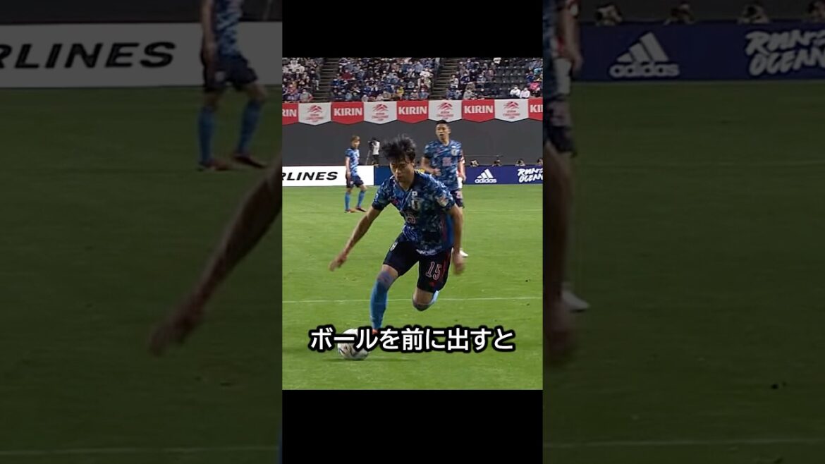 Un emboîtement exquis ! C'était un jeu exquis, depuis les mouvements de Kaoru Mitoma et Daizen Maeda jusqu'à la feinte de Daichi Kamata et la passe en profondeur de Genki Haraguchi ! #football