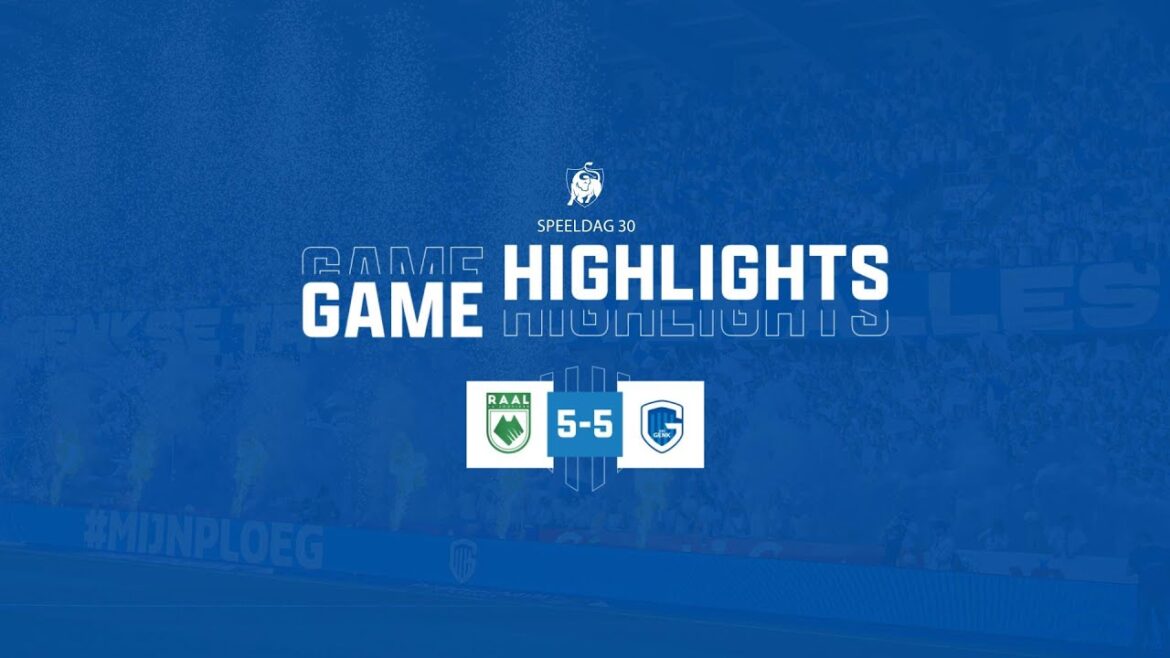 ⚽️ 30 - RAAL - KRC Genk - Temps forts du match