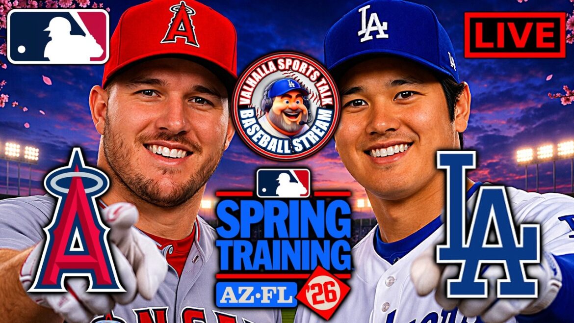 ⚾ Dodgers vs Angels LIVE 🔴 Soirée de surveillance de la série Freeway | Shohei Ohtani contre Mike Trout | MLB en direct