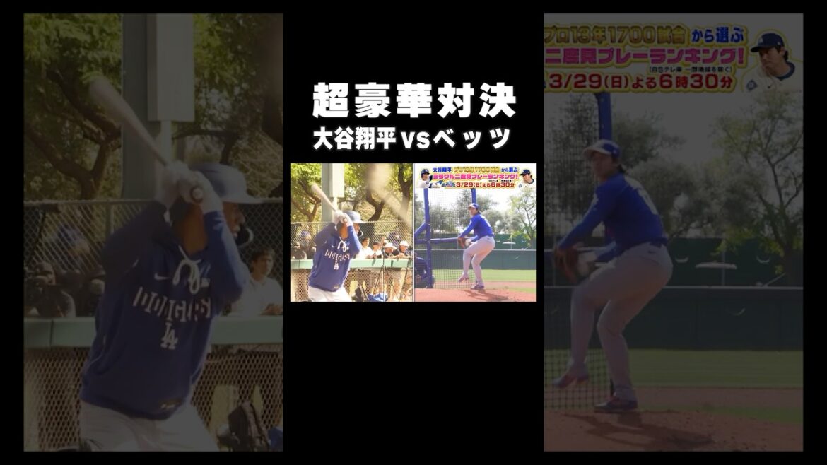 Une superbe confrontation entre #Shohei Otani🆚 et #Betts est devenue réalité🔥 !! ️ #shorts #MLB #Dodgers