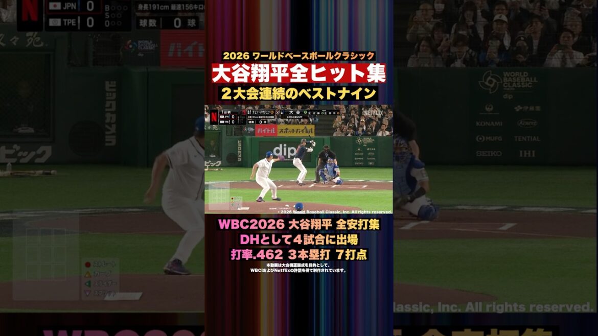 [WBC]Shohei Otani collection complète de succès[Baseball]