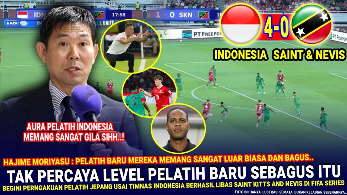 🔴 SE ASIA AUTO CHOQUÉ !! Hajime Moriyasu a même parlé ainsi après la victoire de l'équipe nationale 4-0 contre Kitts-et-Nevis