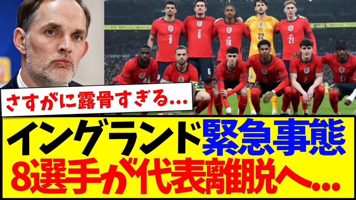 [Annonce officielle]Huit joueurs de l'équipe nationale d'Angleterre se retireront de l'équipe nationale...