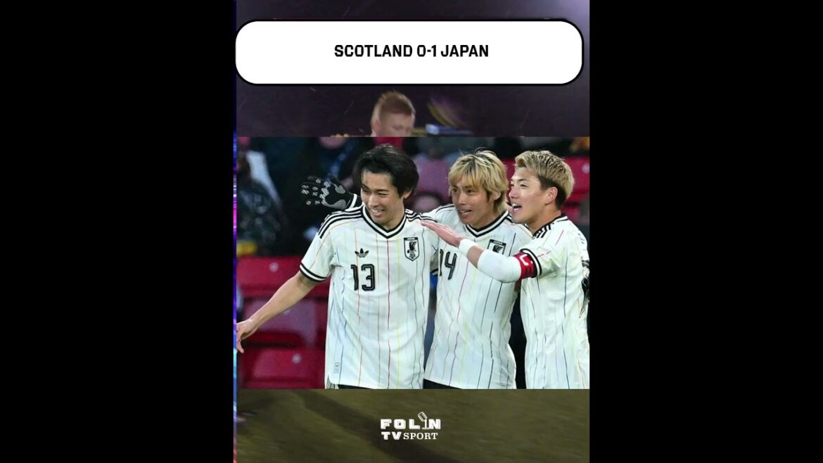 Ecosse 0-1 Japon Ecosse 0-1 Japon