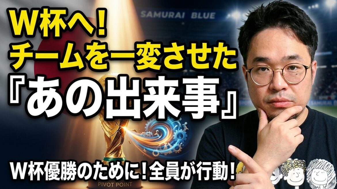 L'événement qui a permis à l'équipe nationale japonaise de travailler ensemble pour remporter la Coupe du Monde👏