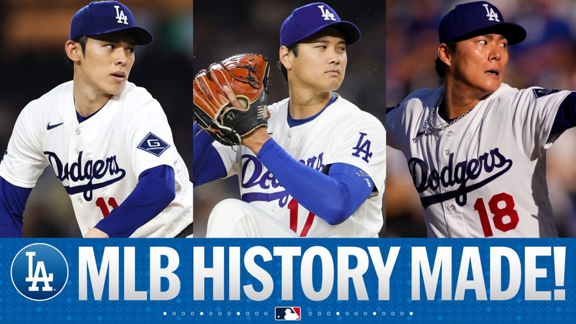 Les Dodgers démarrent 3 lanceurs d'origine japonaise dans 3 matchs consécutifs pour l'HISTOIRE ! (Sasaki, Ohtani, Yamamoto)