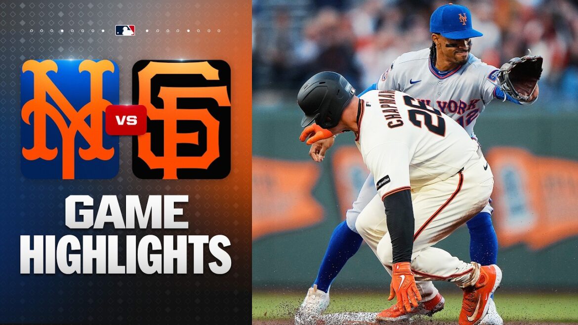 Faits saillants du match Mets contre Giants (02/04/26) | Faits saillants de la MLB
