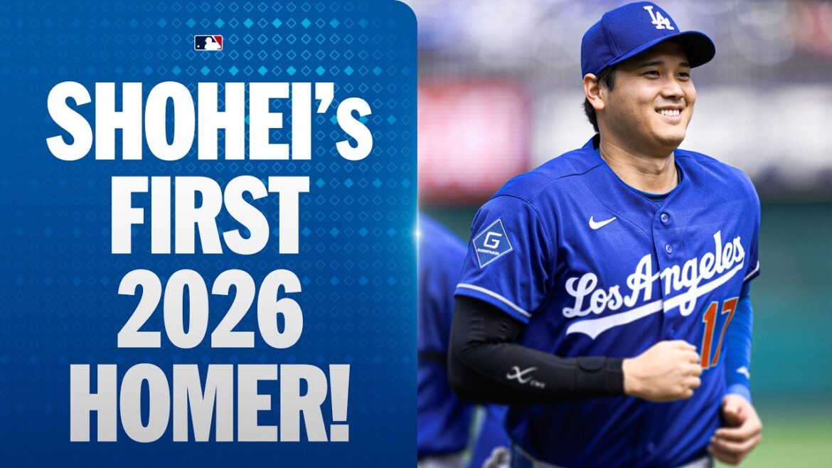 Le premier home run de Shohei Ohtani de la saison 2026 ! 🤩 | Faits saillants de la MLB | Faits saillants de Shohei Ohtani