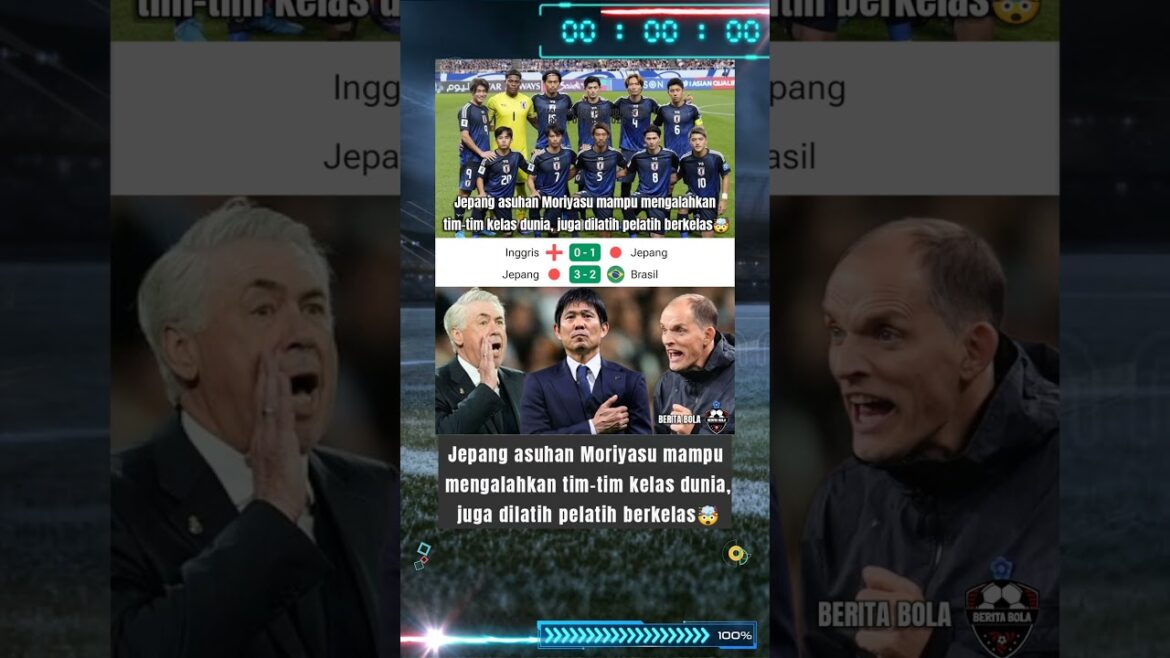 Le Japon de Moriyasu a réussi à battre des équipes de classe mondiale et a également été entraîné par un entraîneur de classe🤯 Le Japon de Moriyasu a réussi à battre des équipes de classe mondiale et a également été entraîné par un entraîneur de classe🤯