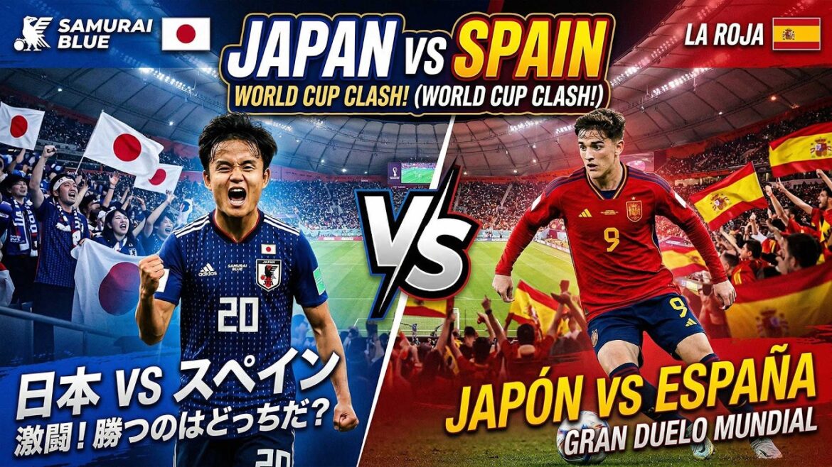 🔥 Japon contre Espagne | L'un des plus gros bouleversements de tous les temps, les outsiders choquent les géants
