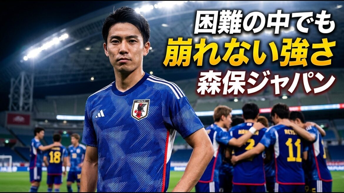 Inébranlable malgré les nombreuses blessures...La vraie force de Moriyasu Japon