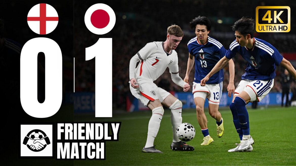 Résumé du match entre le Japon et l'Angleterre 1-0 😱 Un but global décide du match !