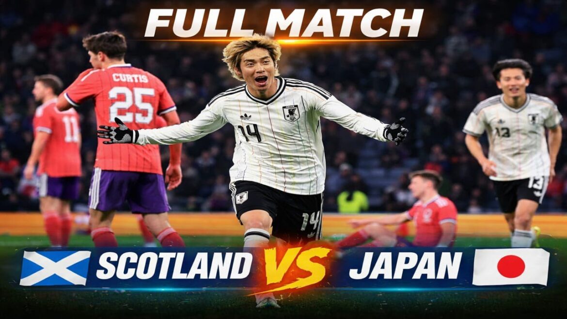 Ecosse contre Japon | MATCH COMPLET 2026