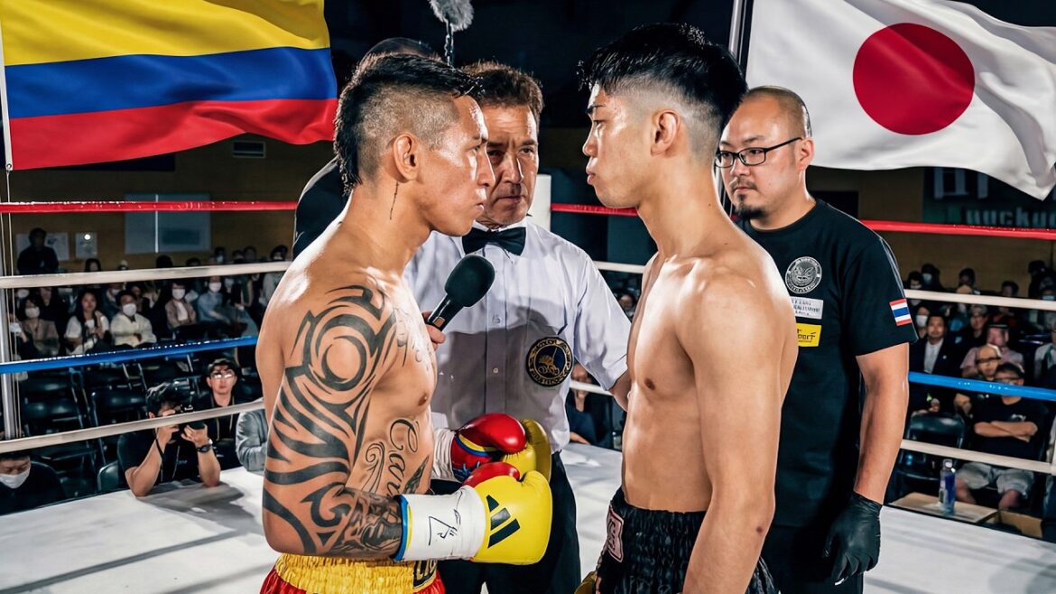 KO de la dernière seconde ! Kosei Tanaka (JPN) contre Pablo Carrillo (COL) | Point culminant du combat de boxe | KO