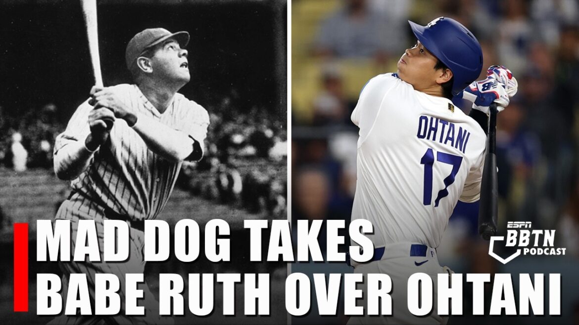 Shohei Ohtani toujours « pas aussi bon que » le vol à domicile de Babe Ruth + Jo Adell | Pod BBTN