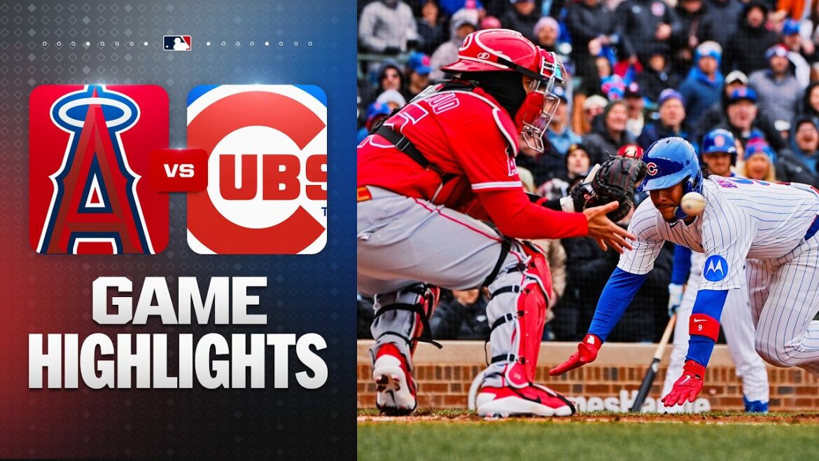Faits saillants du match Angels vs Cubs (01/04/26) | Faits saillants de la MLB