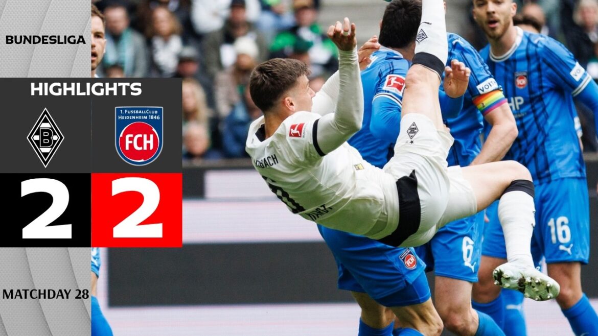 Borussia Mönchengladbach – Heidenheim | 2-2 | Faits saillants | Bundesliga 2025-26 | Gladbach Heidenheim Borussia Mönchengladbach - Heidenheim | 2-2 | Faits saillants | Bundesliga 2025-26 | Gladbach Heidenheim