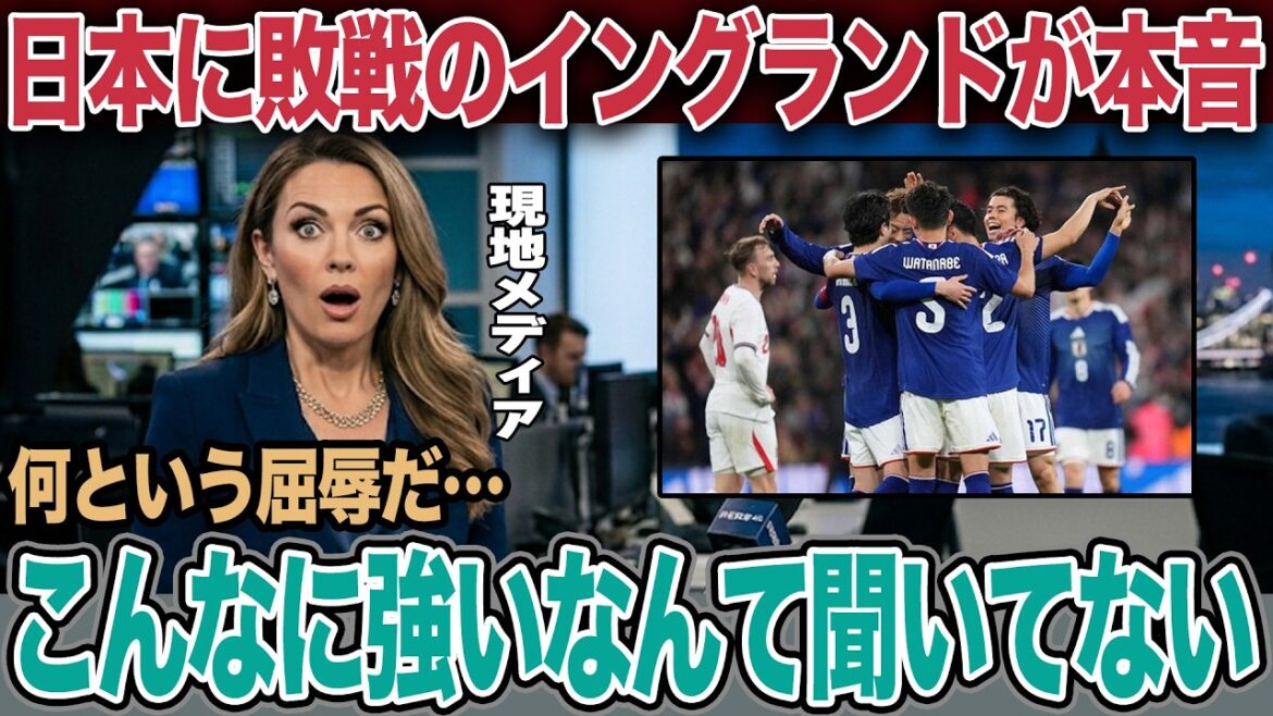 [Tremblement de terre britannique]Les médias britanniques exposent les cris de l'équipe nationale d'Angleterre après sa défaite contre le Japon ! L'horreur de Moriyasu Japon, qui a poussé un candidat au championnat au bord du désespoir[Japan National Soccer National Team]
