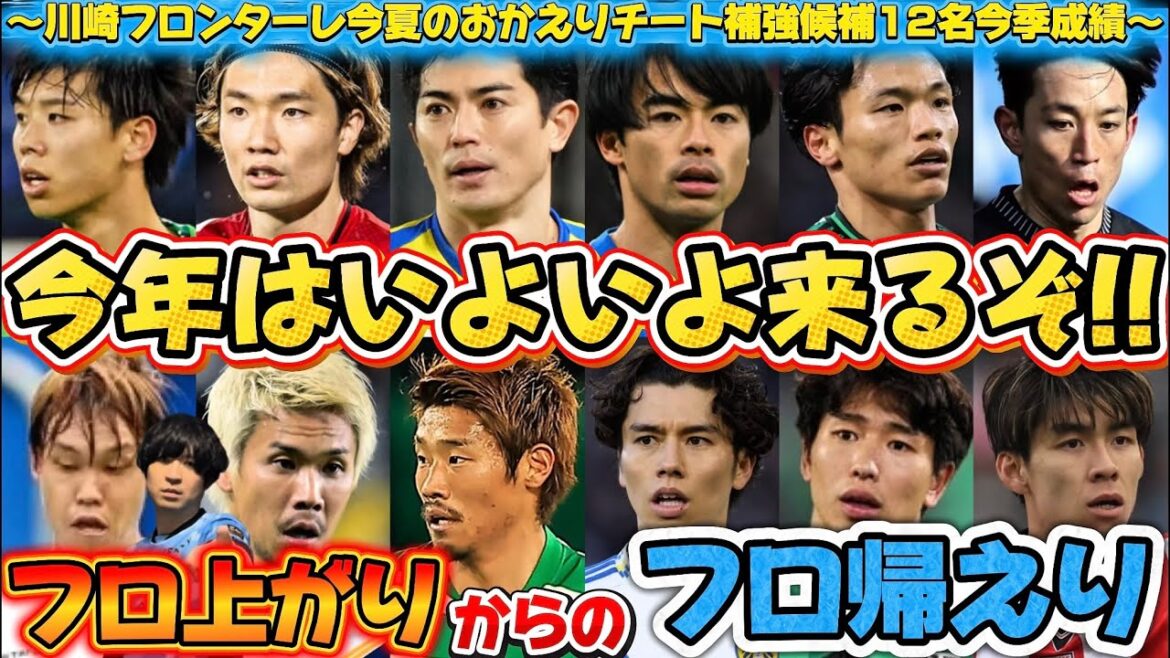 Cette saison est enfin là ! ! Renforcement de triche au niveau représentatif du Japon réalisé ! Qui est celui qui revient de la salle après avoir quitté la salle ? ?[Kawasaki Frontale]