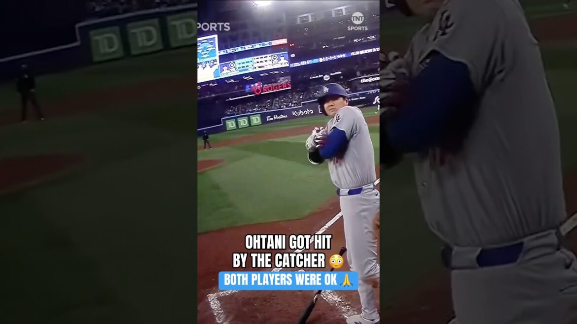 Shohei Ohtani a été touché au coude lors du suivi de Brandon Valenzuela 😮