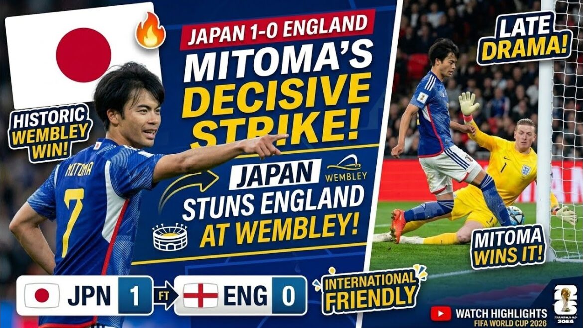 Japon 1-0 Angleterre ⚽ But de Mitoma | Faits saillants du match