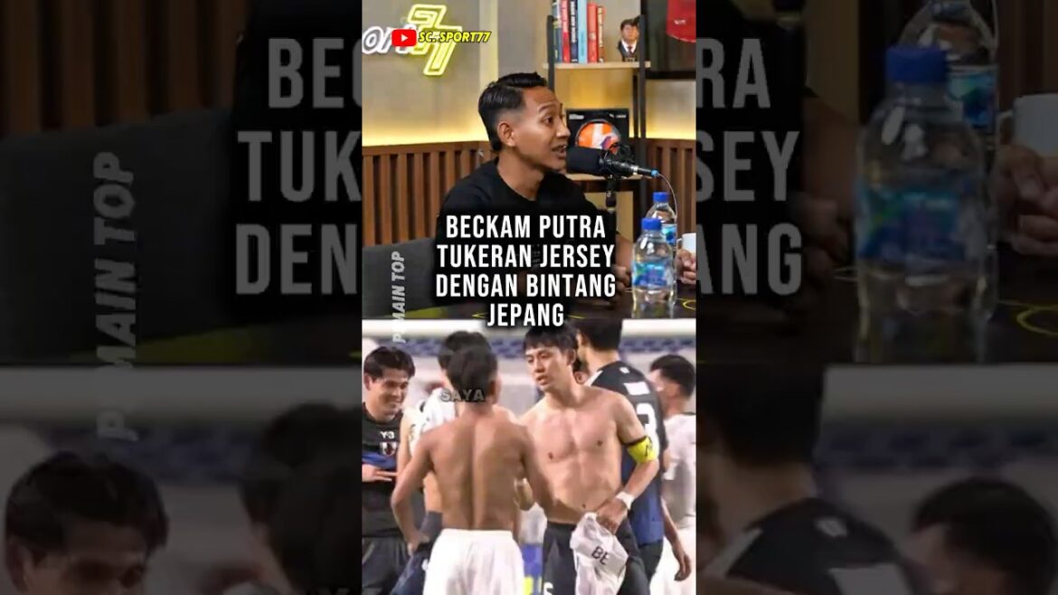 Moment rare‼️Beckham reçoit un maillot Endo !