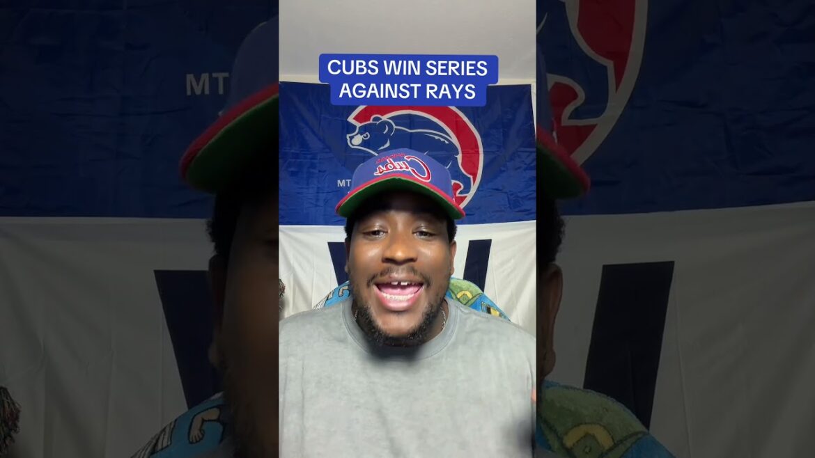 LES CUBS GAGNENT LA SÉRIE CONTRE LES RAYS !