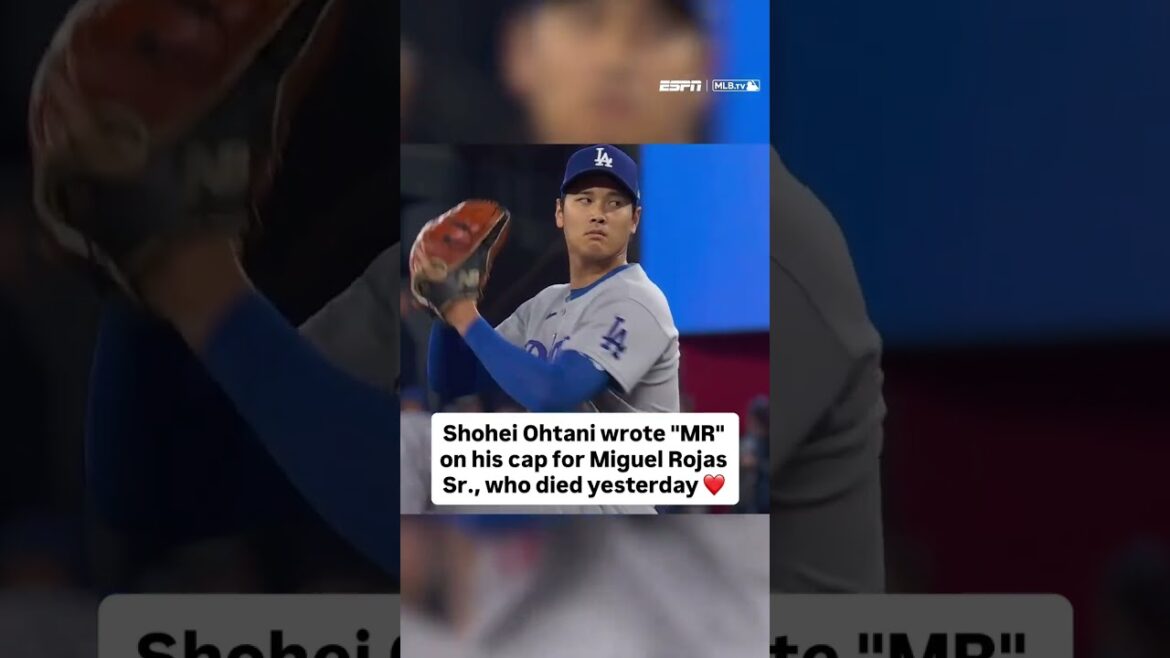 Le père de Miguel Rojas est décédé hier et Shohei Ohtani lui a rendu hommage lors du match d’aujourd’hui 🙏 Le père de Miguel Rojas est décédé hier et Shohei Ohtani lui a rendu hommage lors du match d'aujourd'hui 🙏