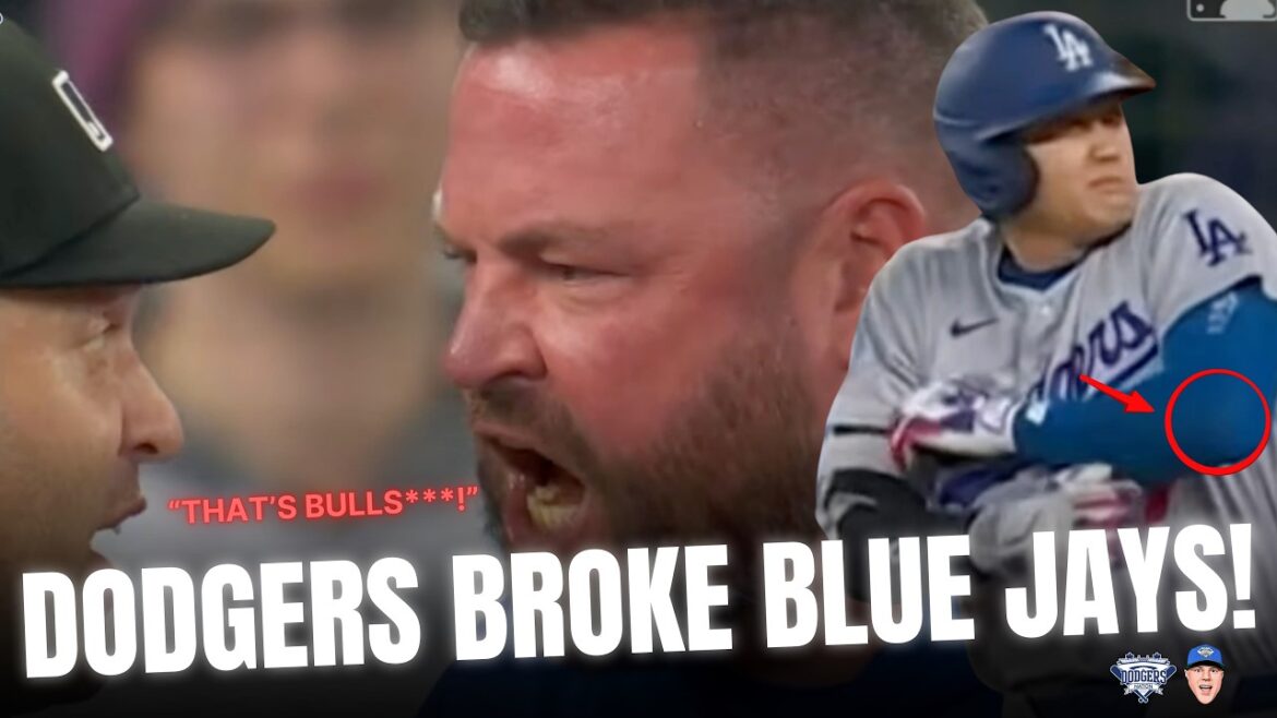 À VOIR : Le manager des Blue Jays FURIEUX contre les Dodgers, Shohei Ohtani PAS HEUREUX après avoir été touché !