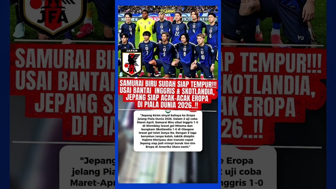 🚨LE JAPON PRÊT À AFFRONTER LA COUPE DU MONDE 2026‼️#worldcup2026 #football #japan