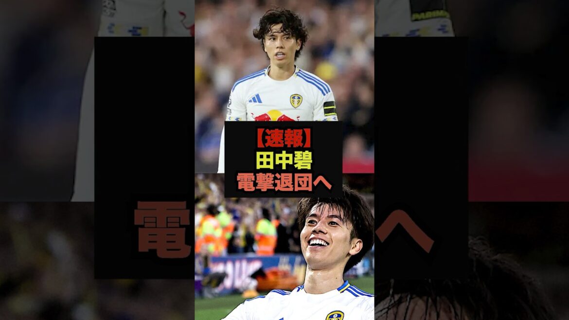 [Breaking News]On rapporte que le malheureux Aoi Tanaka quittera soudainement Leeds cet été #Coupe du Monde #Équipe nationale de football du Japon