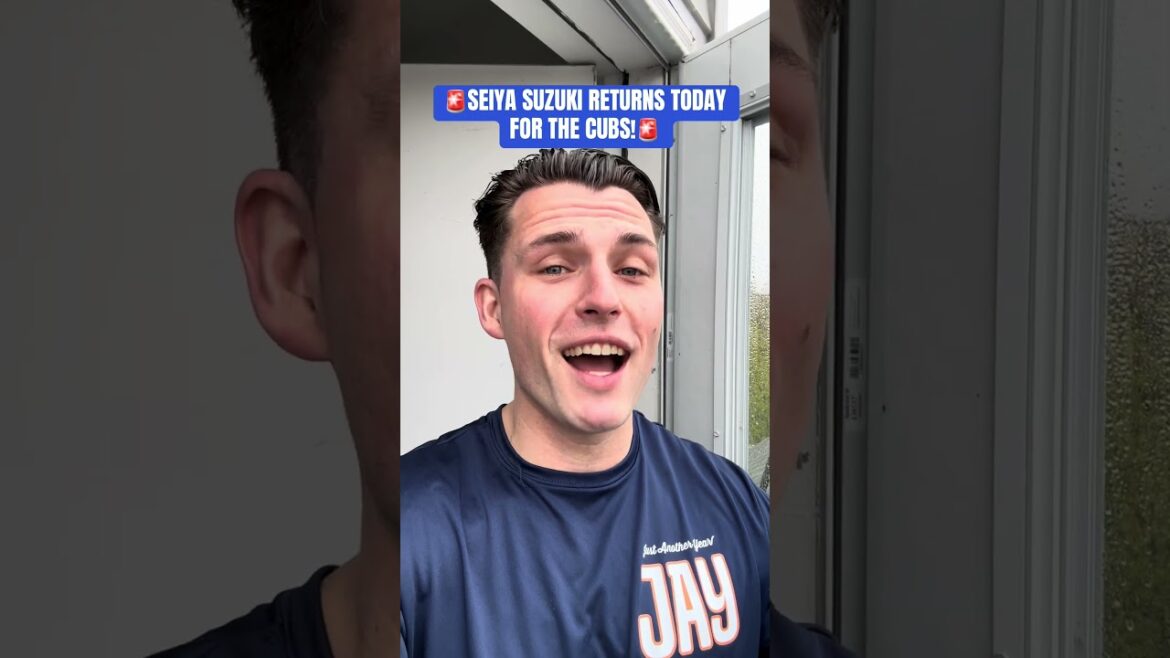 🚨SEIYA SUZUKI RETOURNE AUJOURD’HUI POUR LES CUBS !🚨 🚨SEIYA SUZUKI RETOURNE AUJOURD'HUI POUR LES CUBS !🚨