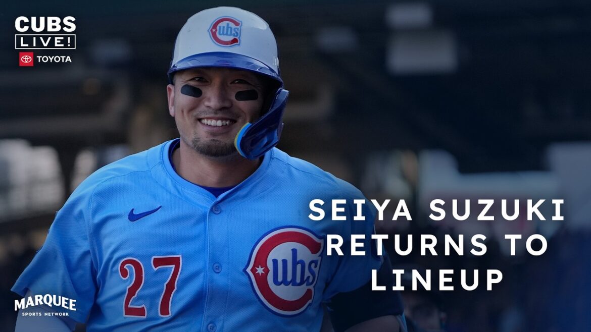 Les Cubs activent le voltigeur Seiya Suzuki pendant 10 jours en IL | Les oursons vivent ! | Réseau sportif de renom