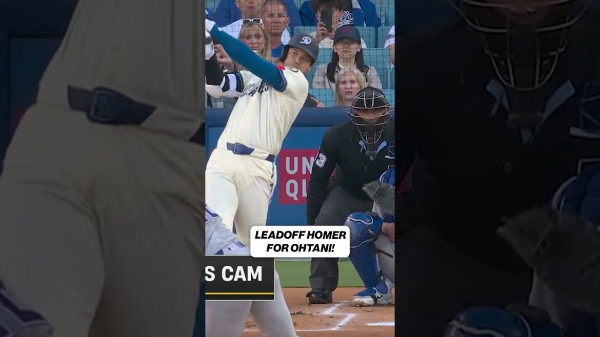 Shohei Ohtani avec un premier circuit 💥 #baseball #shohei #ohtani #Dodgers #mlb