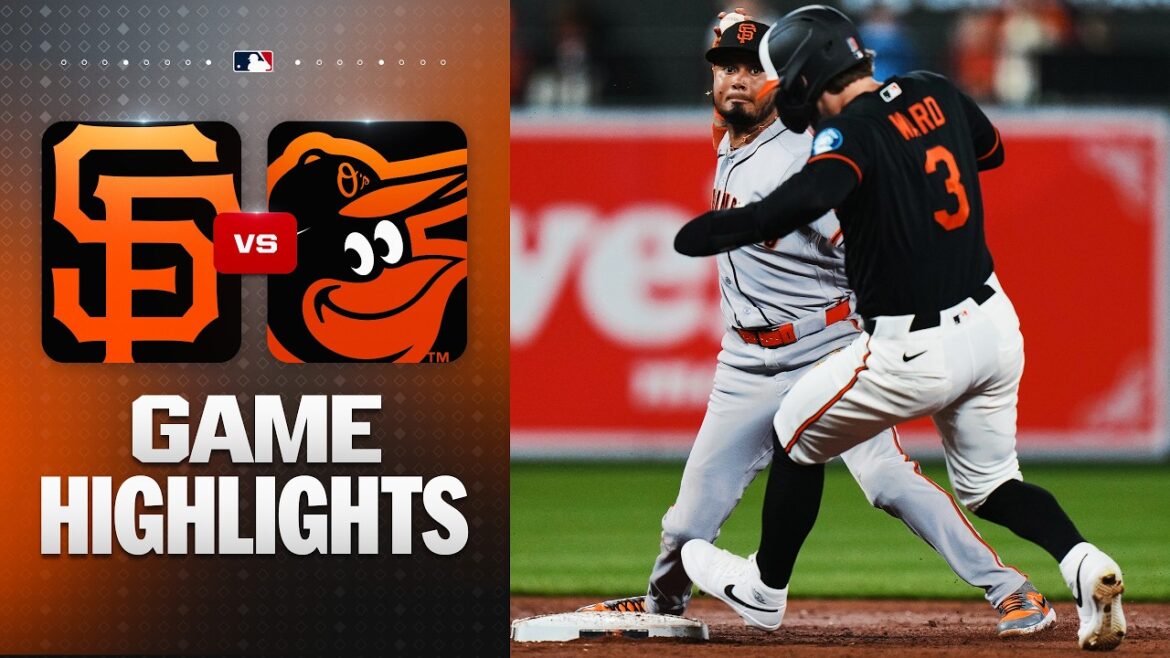 Faits saillants du match Giants contre Orioles (11/04/26) | Faits saillants de la MLB