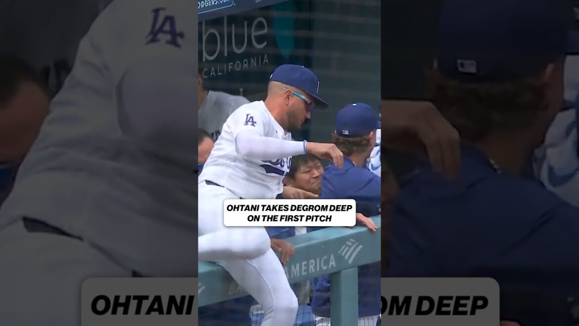 Ohtani participe aux matchs consécutifs LEADOFF HR 🤯 #shoheiohtani #Dodgers #homerun #baseball