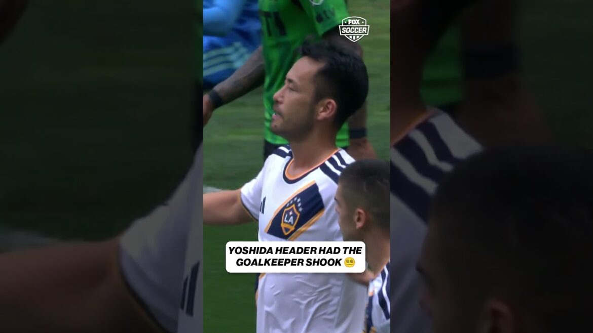 La tête de Yoshida place Los Angeles en premier sur le tableau 😤 #soccer #MLS #goal