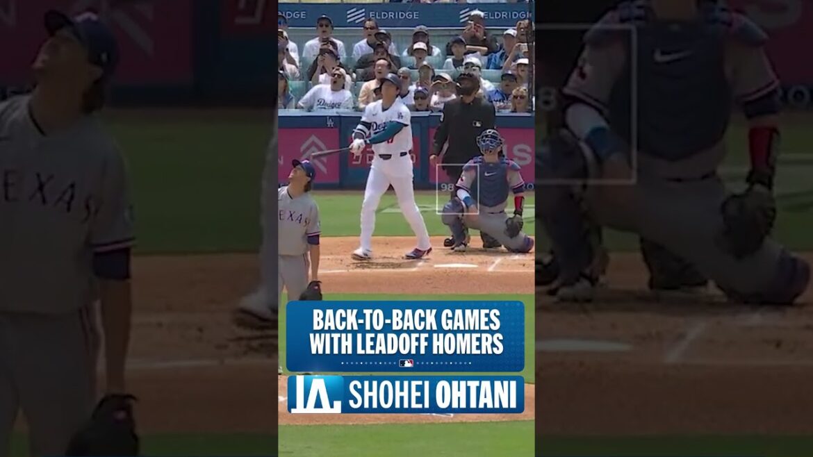 Shohei Ohtani a réussi les premiers circuits lors de matchs consécutifs ! 💪 Shohei Ohtani a réussi les premiers circuits lors de matchs consécutifs ! 💪