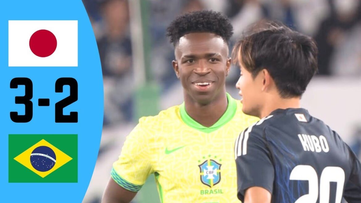 Japon 3 - 2 Brésil | Quel match🔥| Faits saillants étendus et tous les objectifs - 2025 HD